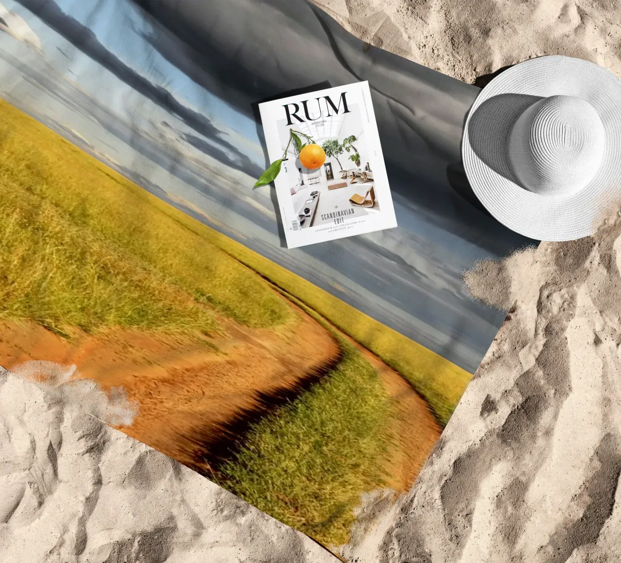 storm clouds savanna beach towel by animal story home