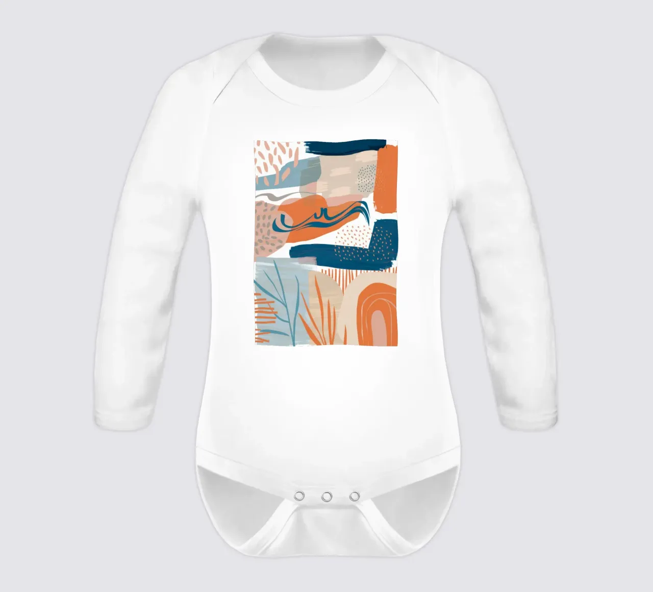 Composizione ad arco Boho body neonato maniche lunghe da Solar Paint