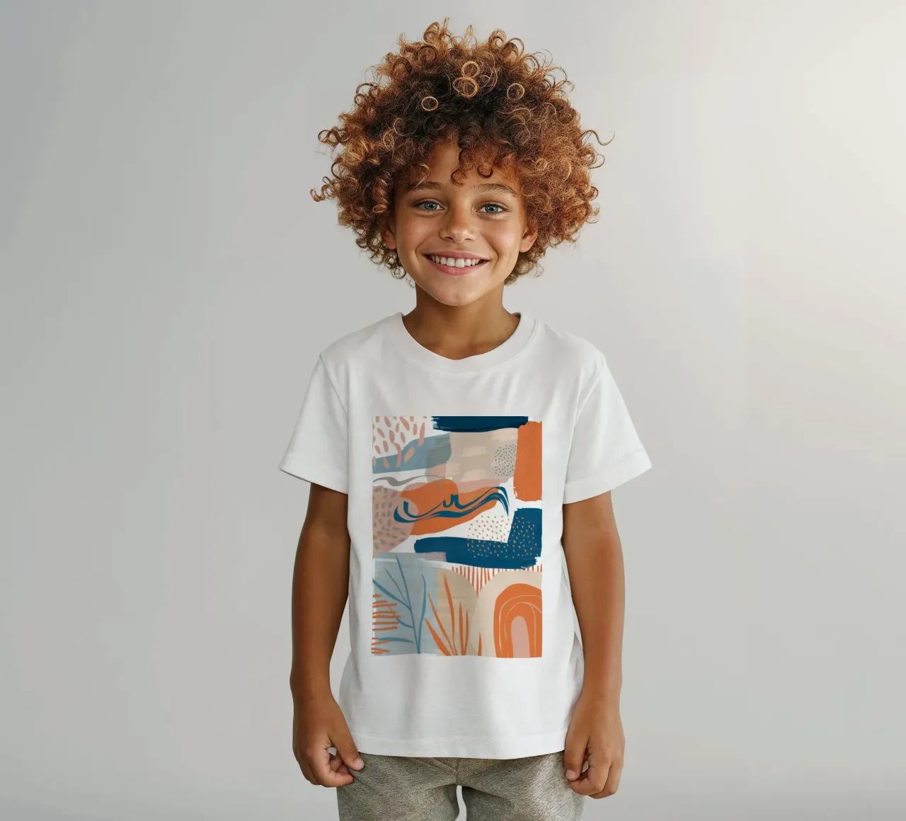 Composizione ad arco Boho t-shirt bambini da Solar Paint