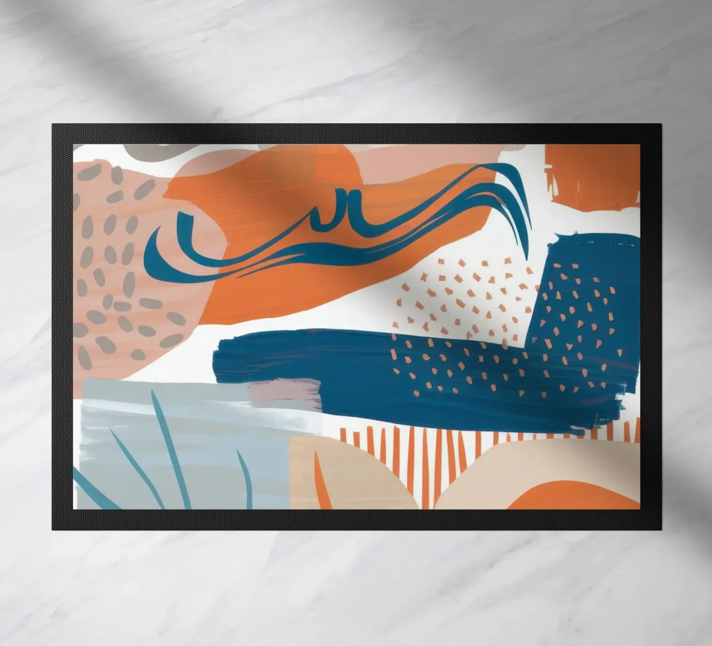 Boho Arch Composition Fußmatte von Solar Paint