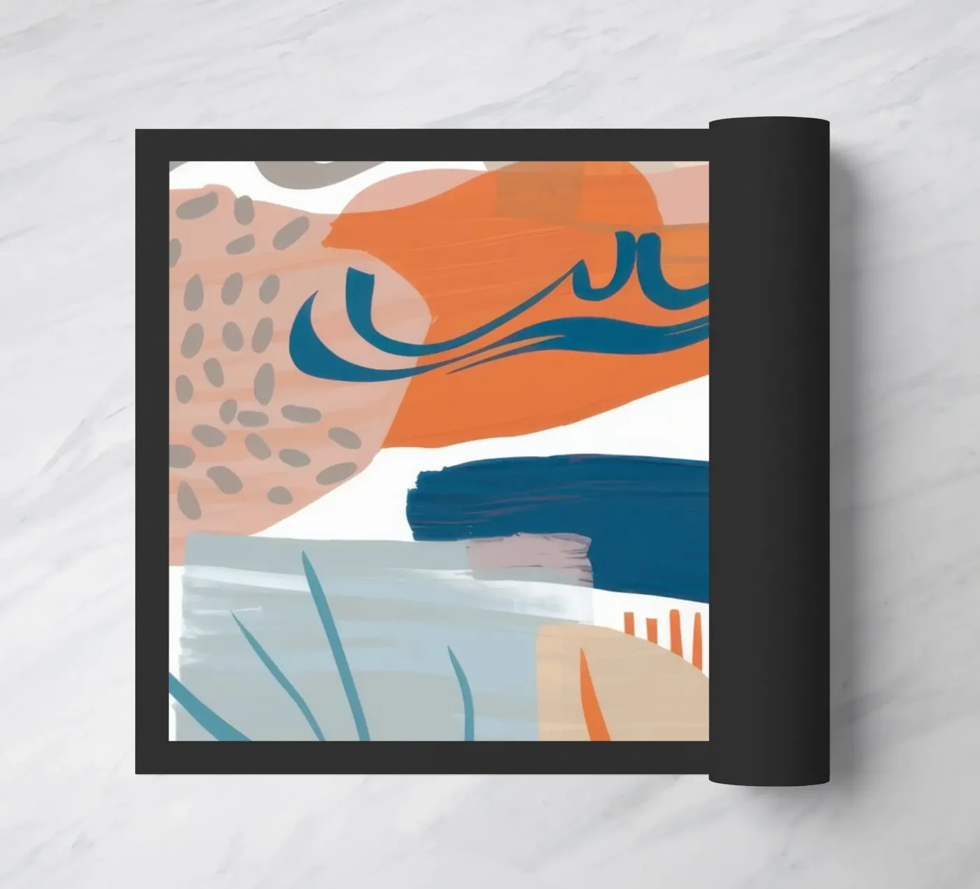 Boho Arch Composition Fußmatte von Solar Paint