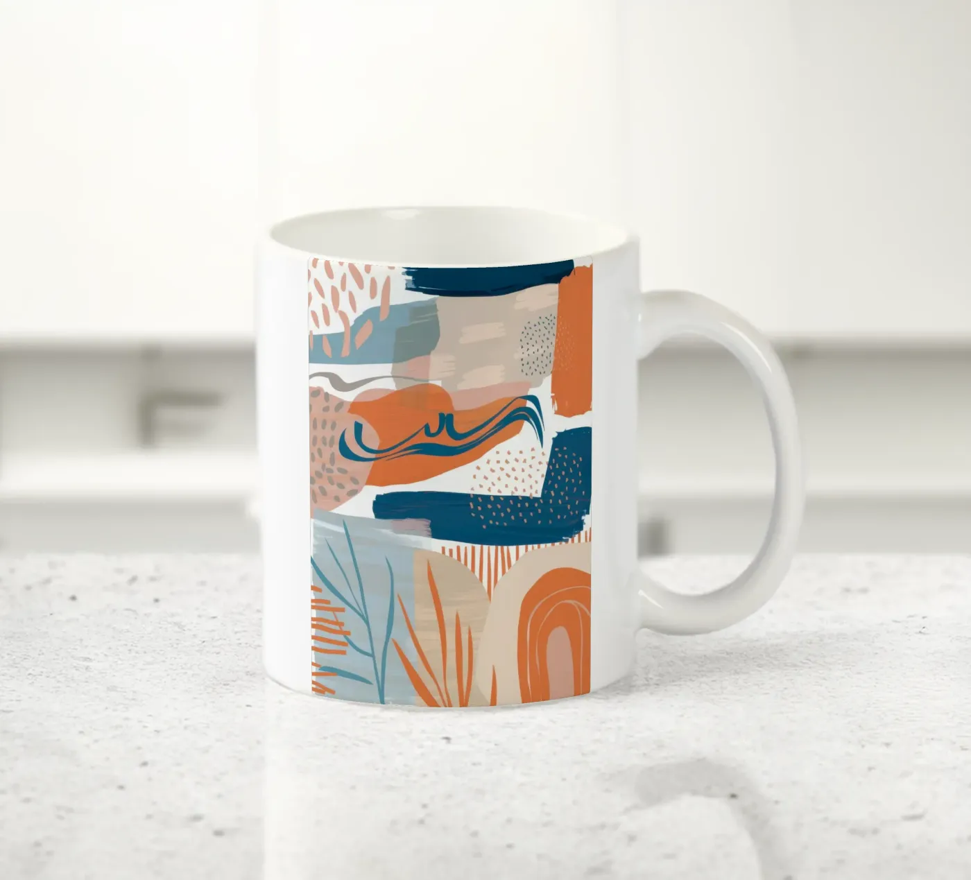 Boho Arch Composition ceramic mug by Solar Paint