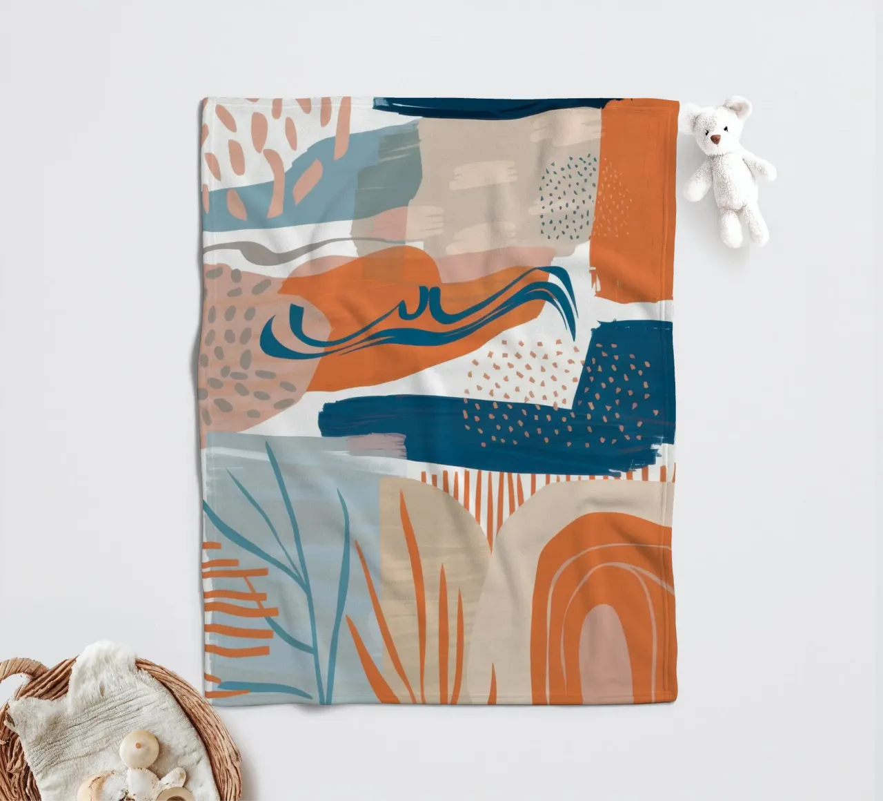 Boho Boog Samenstelling fleecedeken van Solar Paint