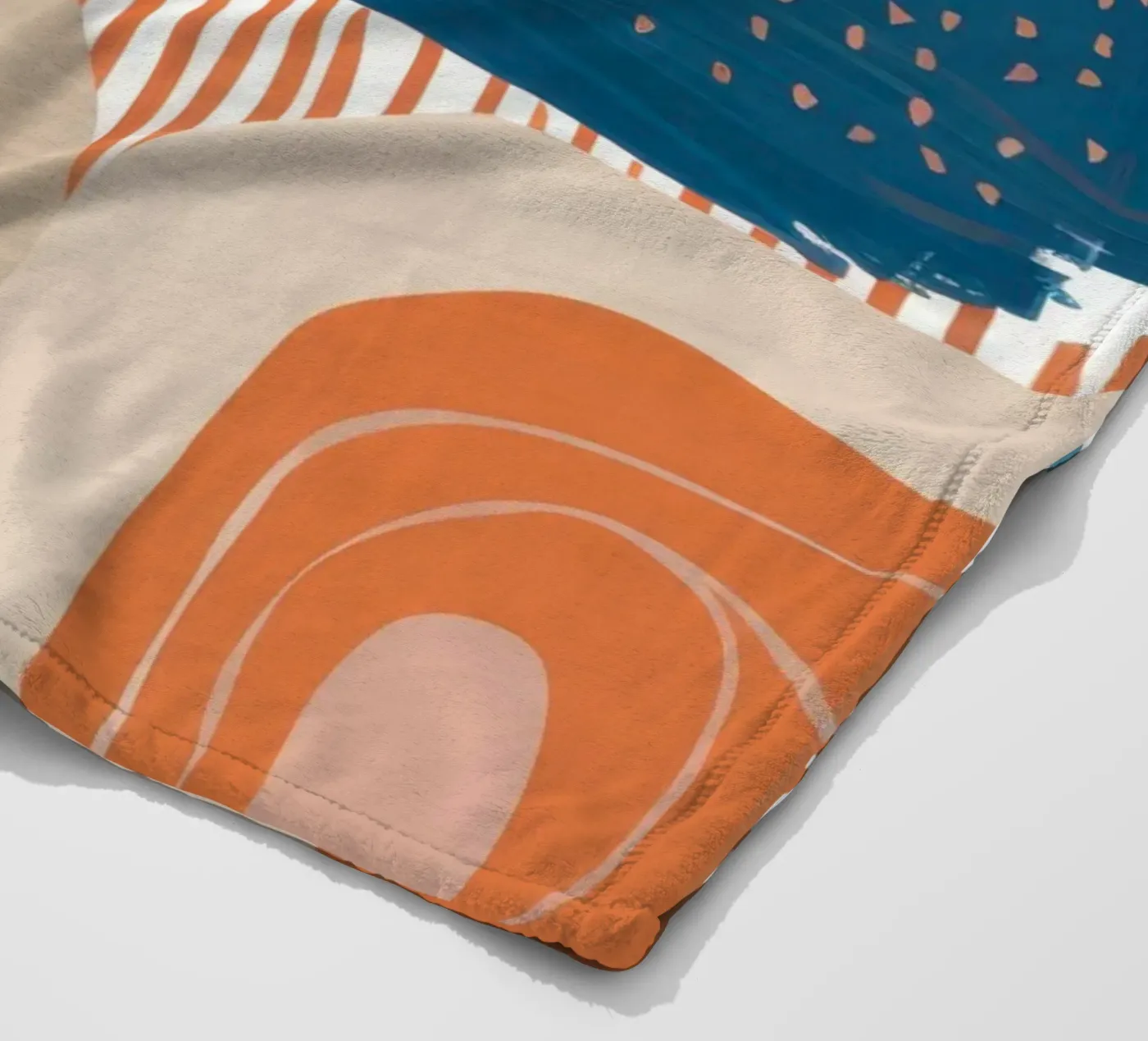 Boho Arch Composition Fleecedecke von Solar Paint