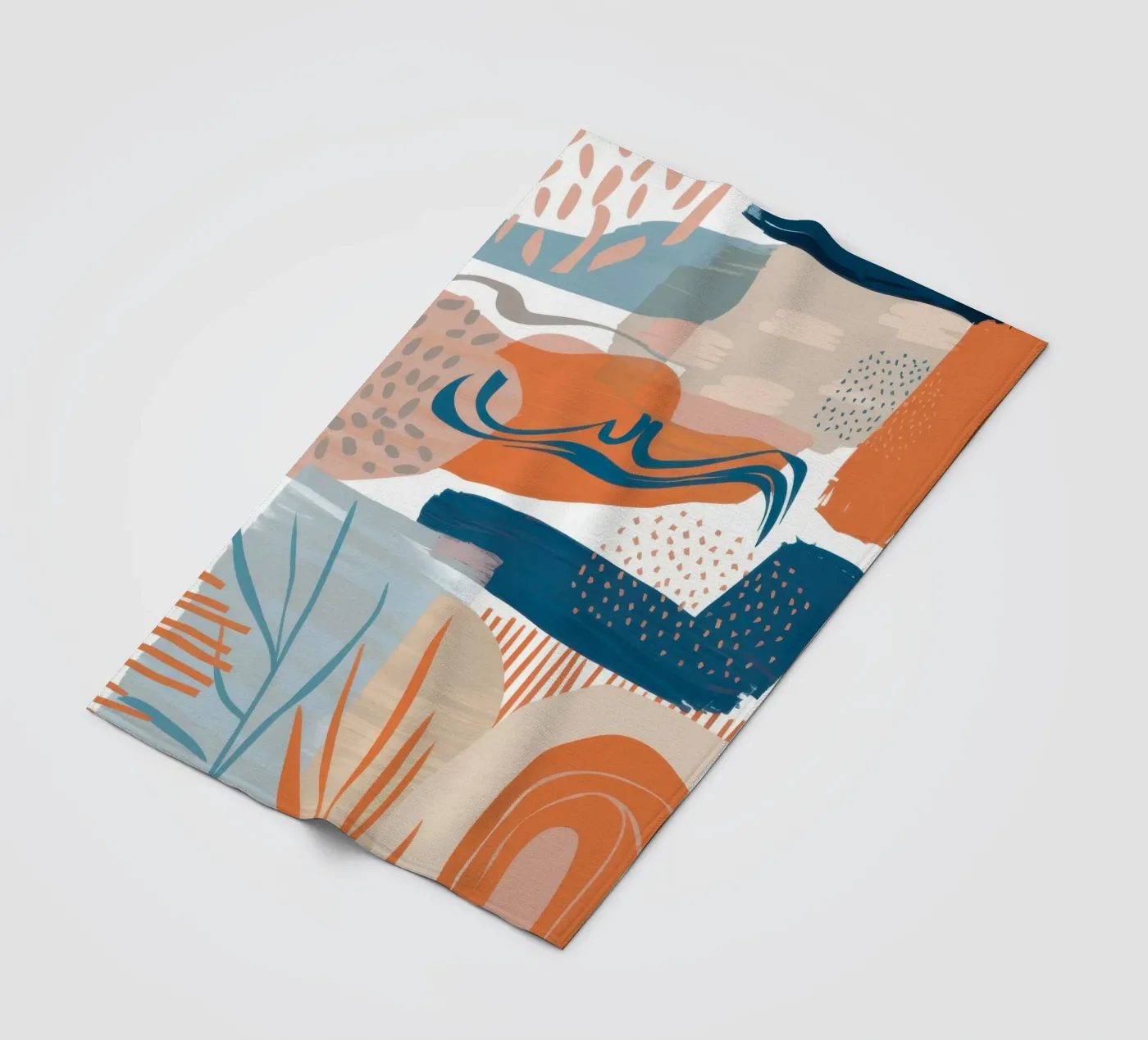 Boho Arch Composition Fleecedecke von Solar Paint