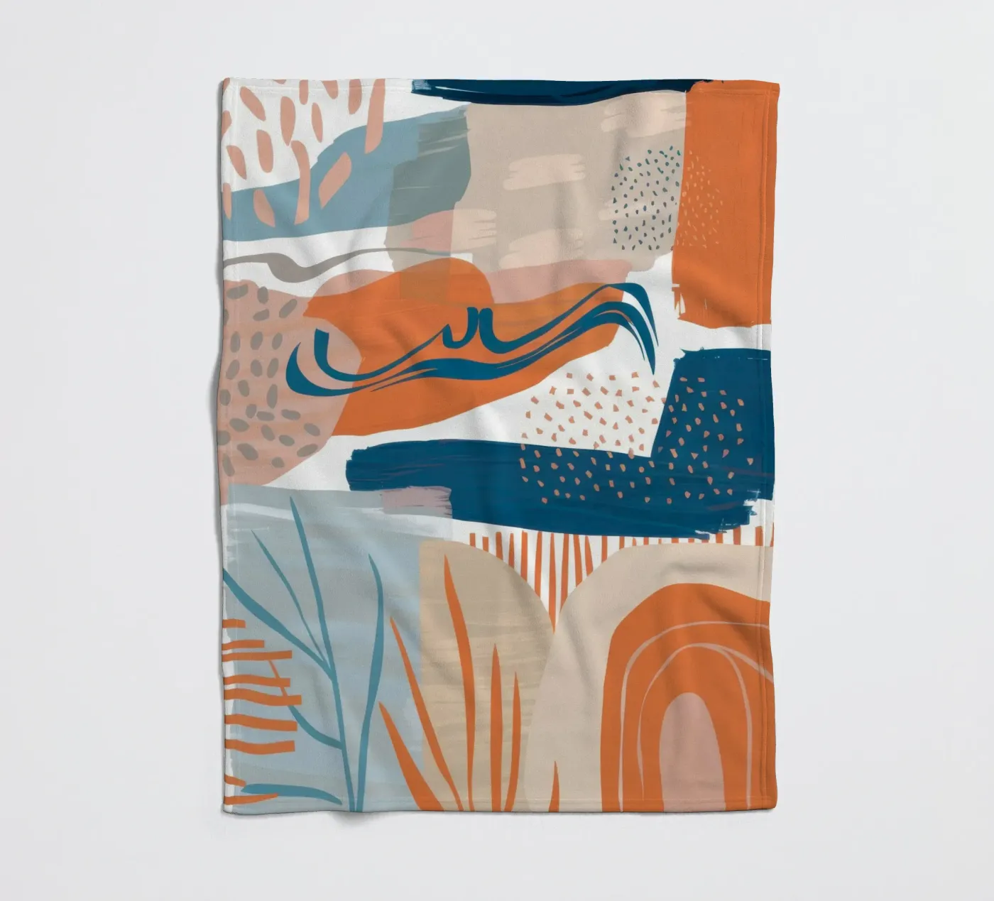 Boho Arch Composition Fleecedecke von Solar Paint