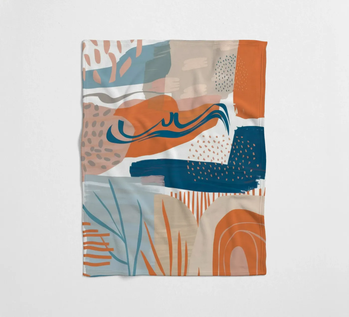 Boho Arch Composition Fleecedecke von Solar Paint