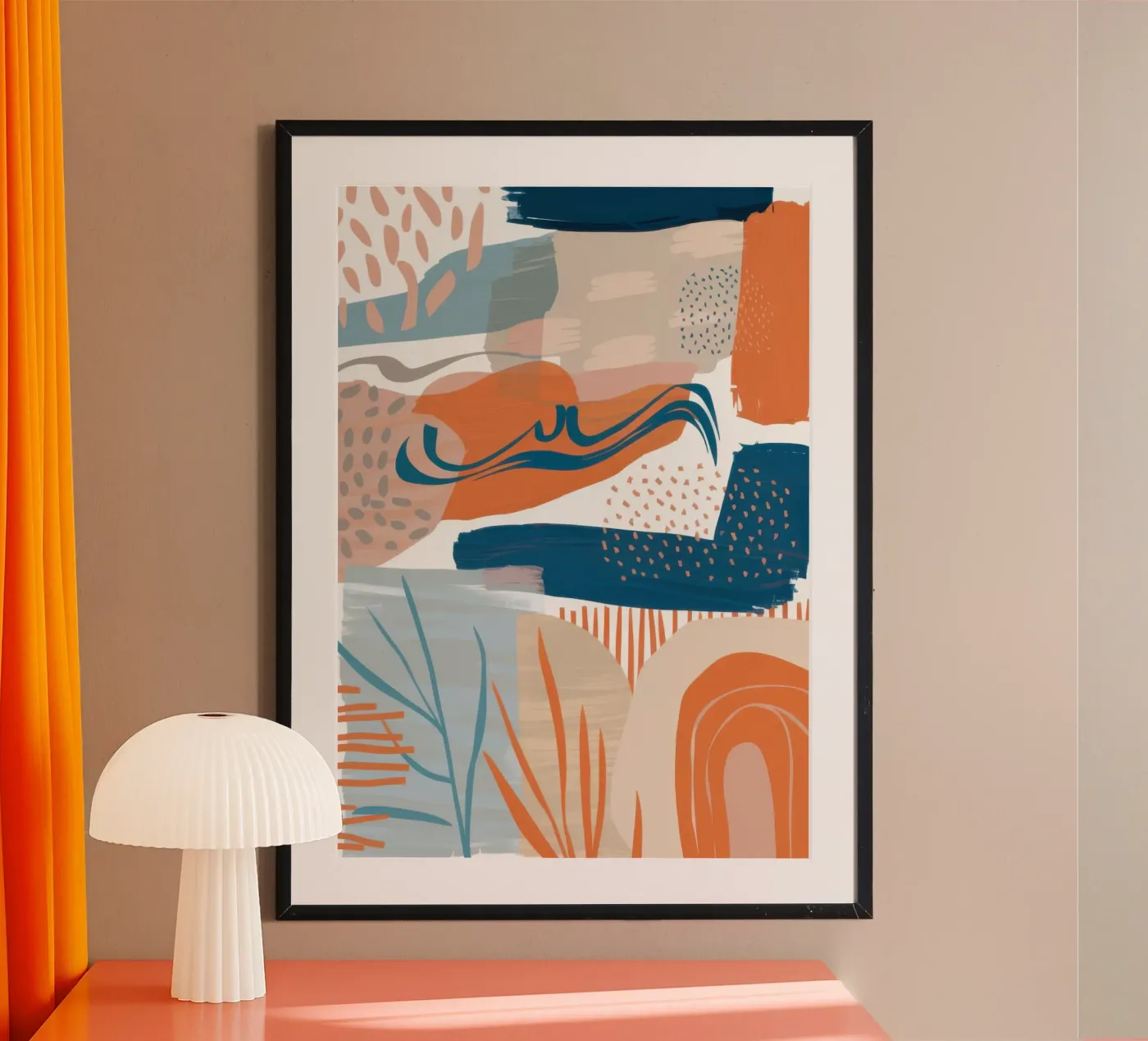 Composition de l'arche Boho poster de Solar Paint