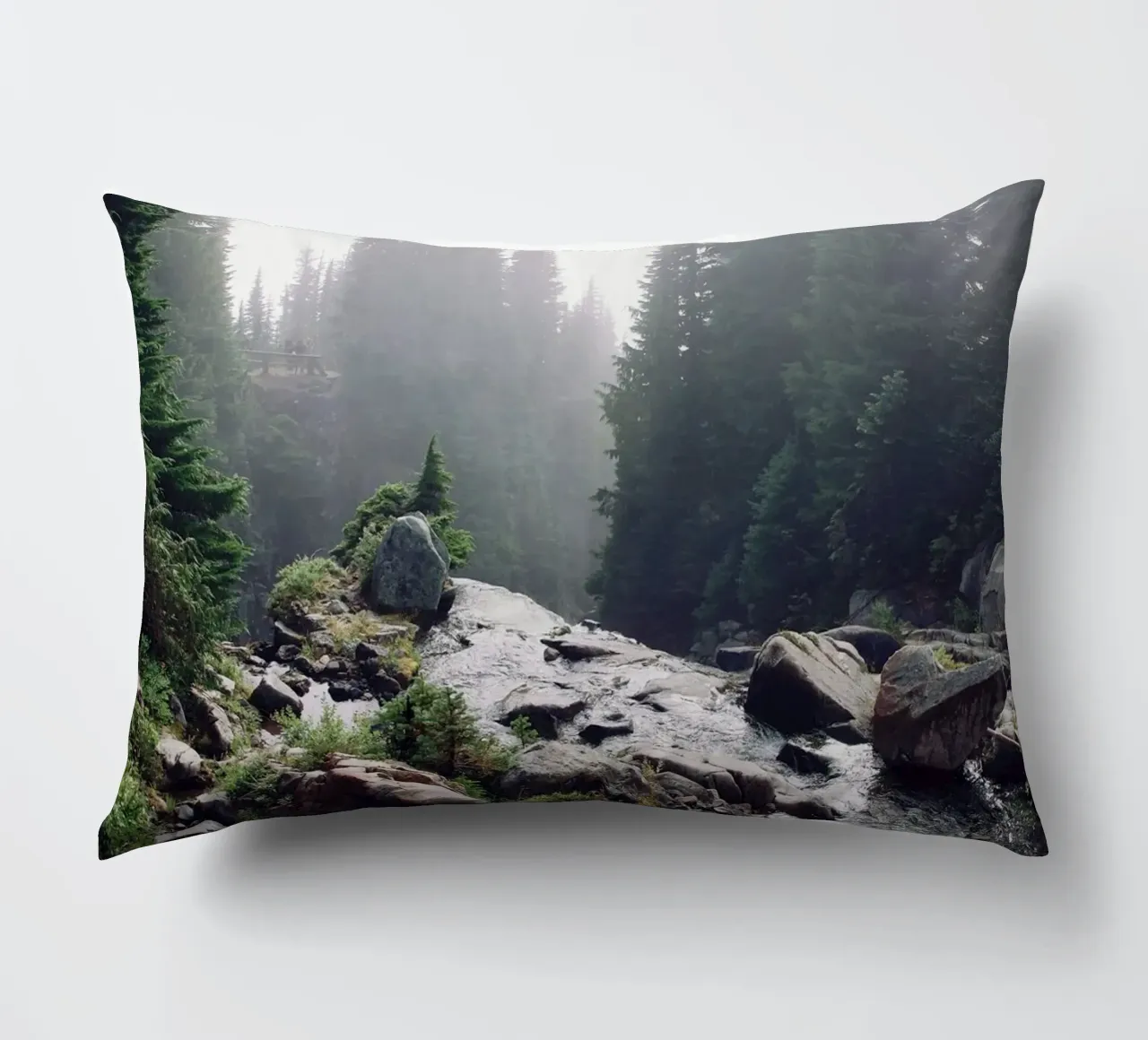 water flow nature cuscino da animal story home