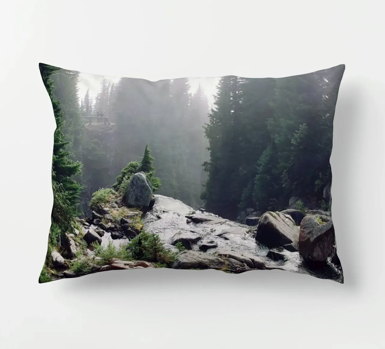 water flow nature cuscino da animal story home
