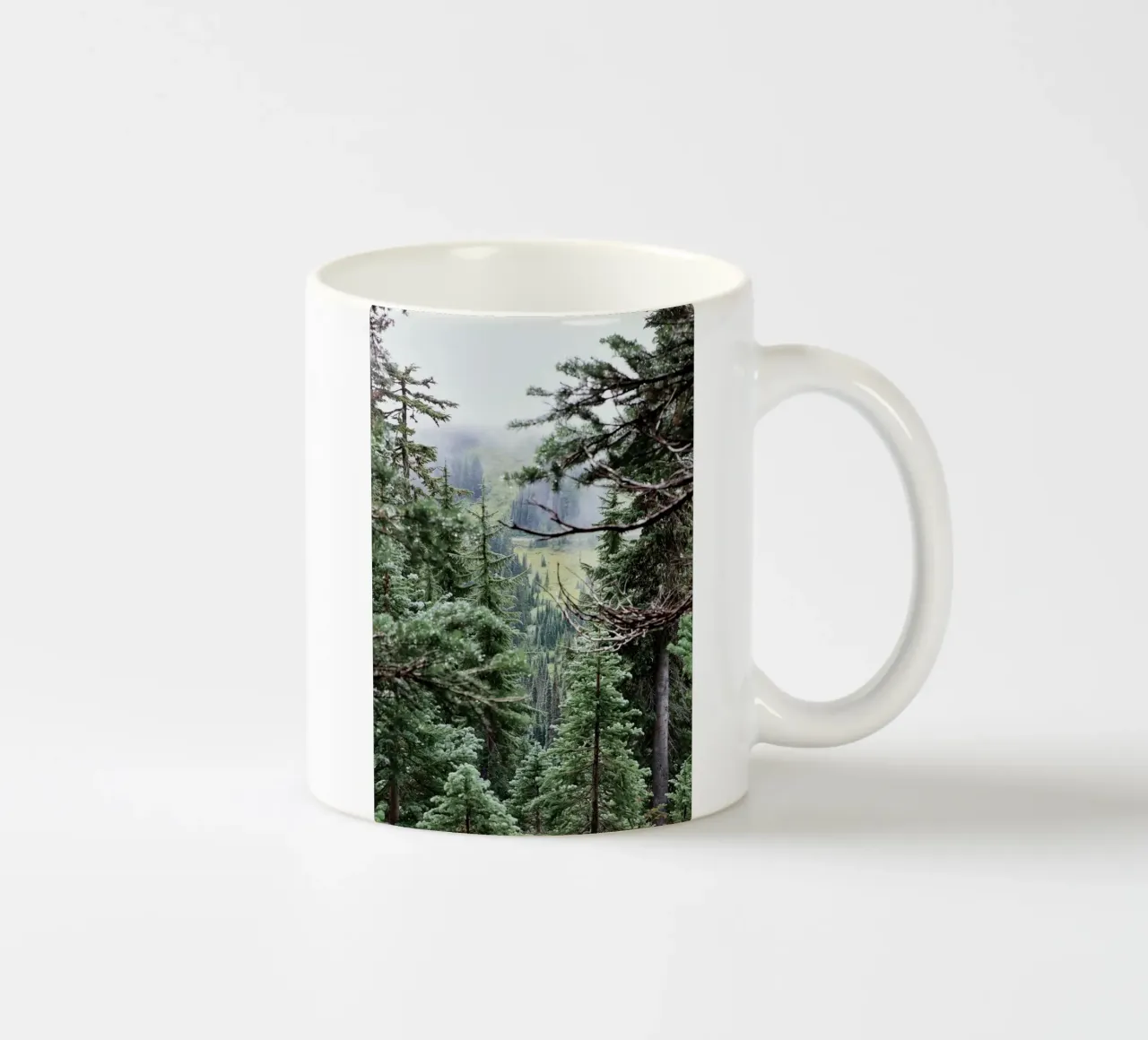 dense foliage fog tazza in ceramica da animal story home
