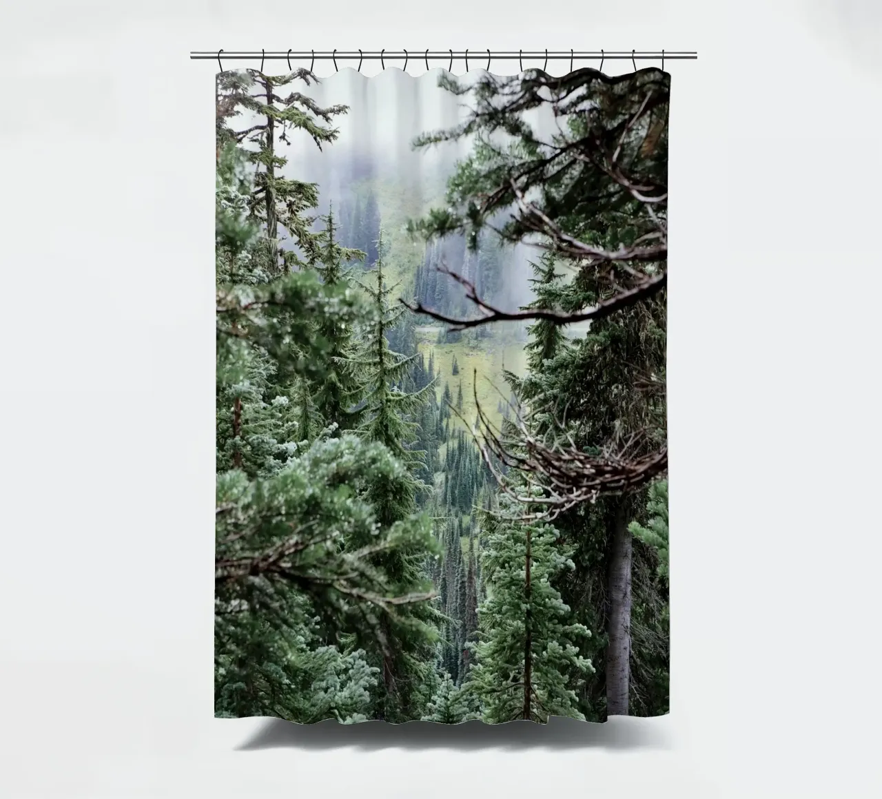 dense foliage fog tenda da doccia da animal story home