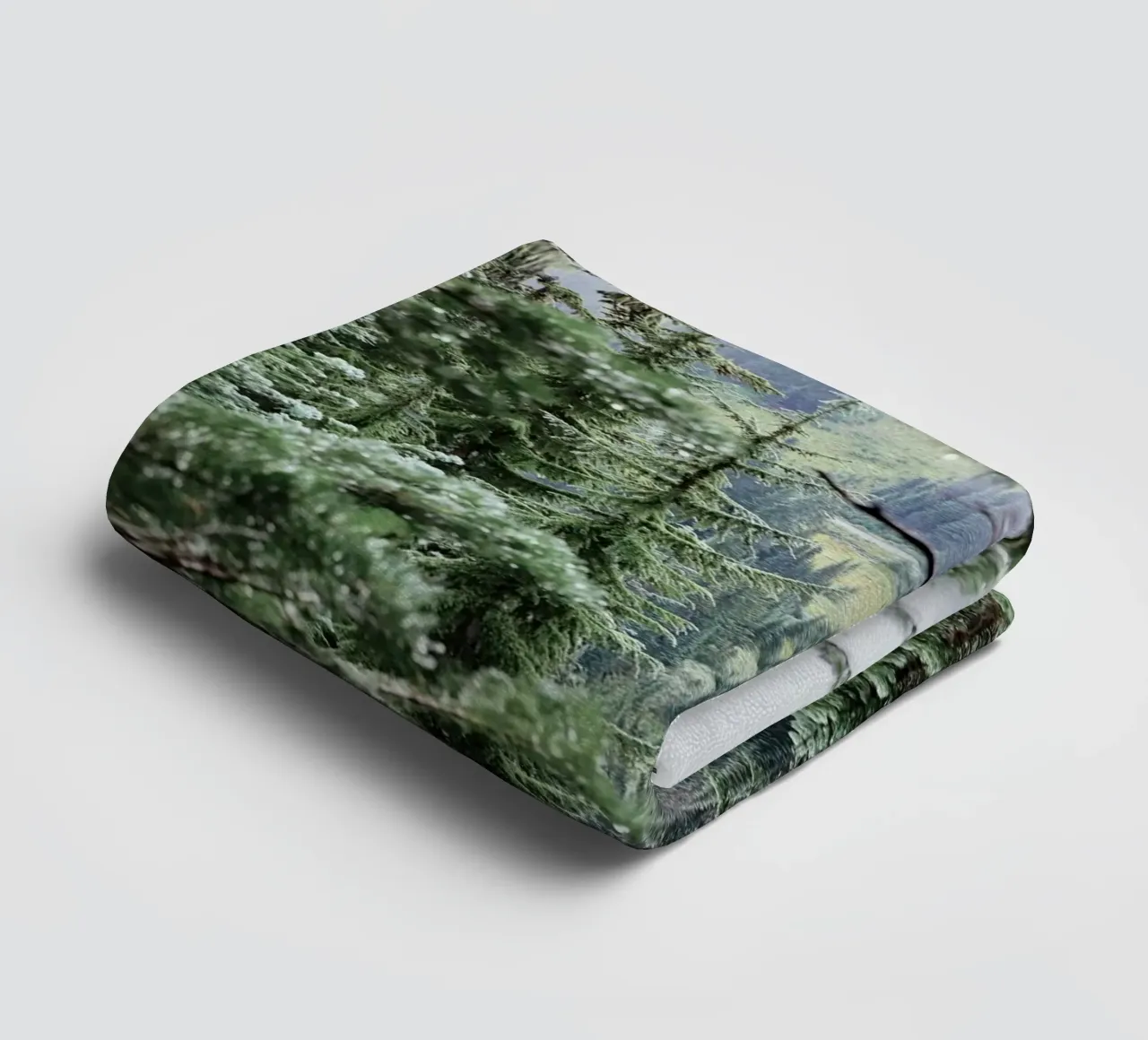 dense foliage fog asciugamano da bagno da animal story home