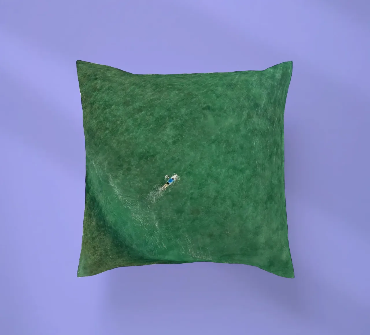 marine green cuscino da animal story home