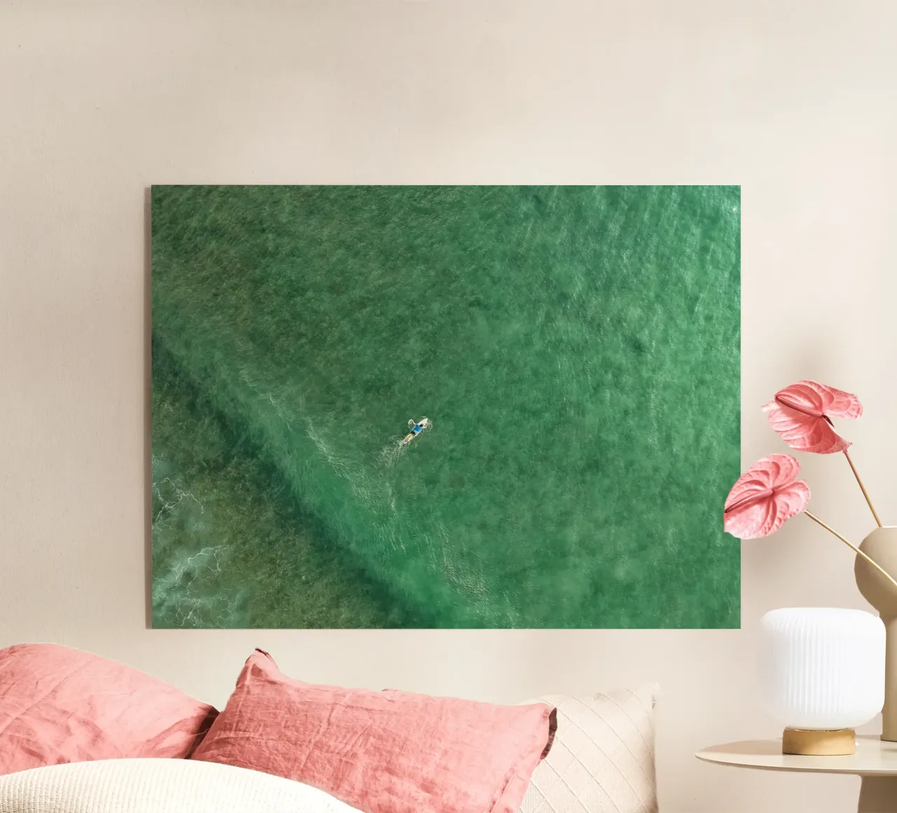 marine green acrylic glass by animal story home