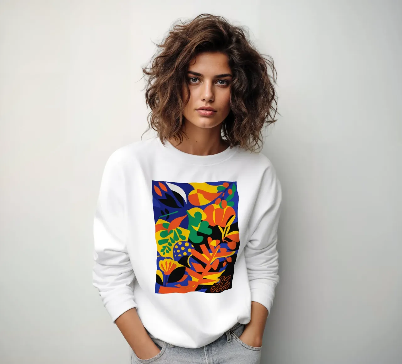 Fauvist Jungle Blaze felpa da Solar Paint