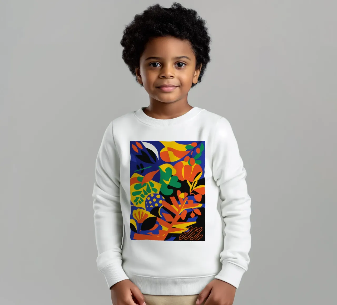 Fauvist Jungle Blaze felpa bambino da Solar Paint