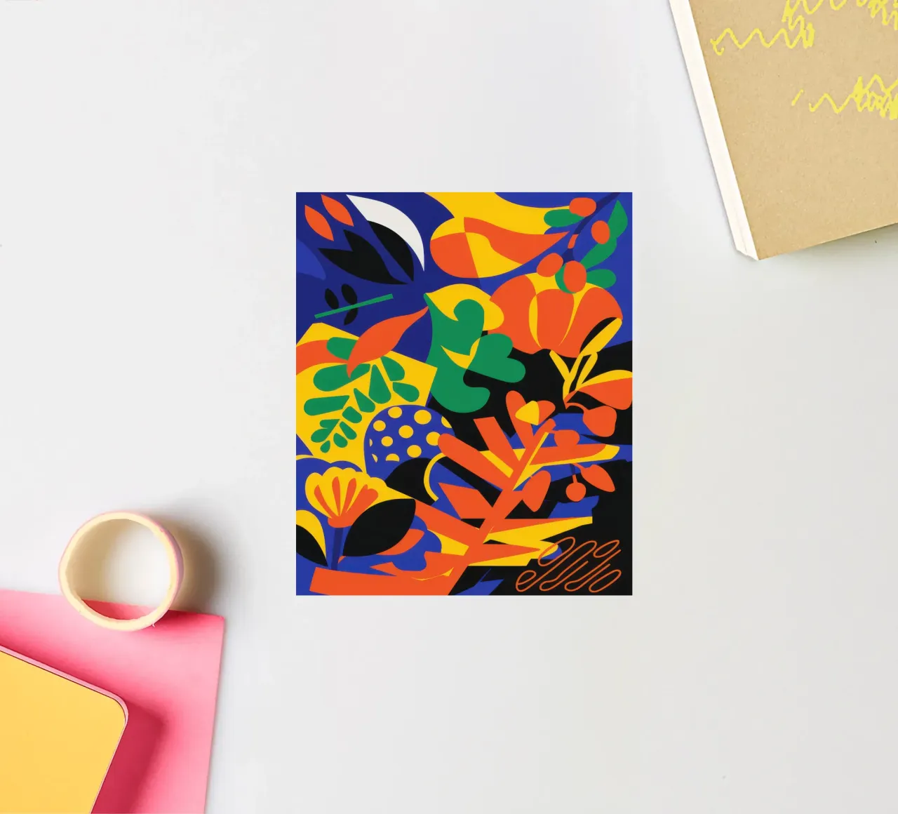 Fauvist Jungle Blaze adesivo da Solar Paint