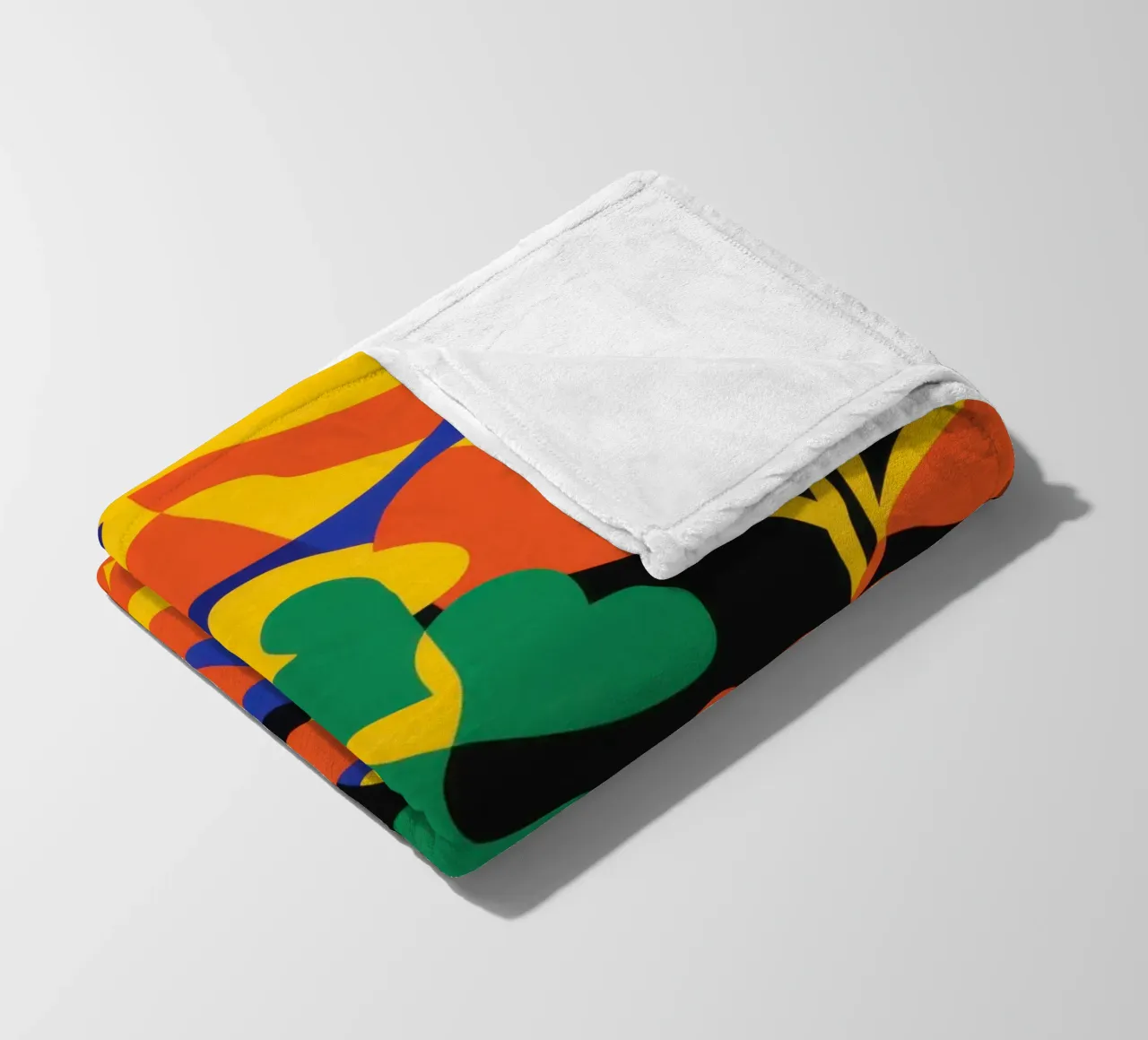 Fauvist Jungle Blaze coperta in pile da Solar Paint