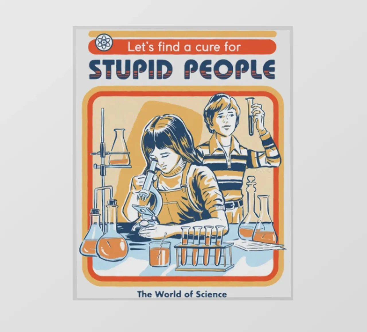 Una cura per le persone stupide telo in pvc da eugene shop