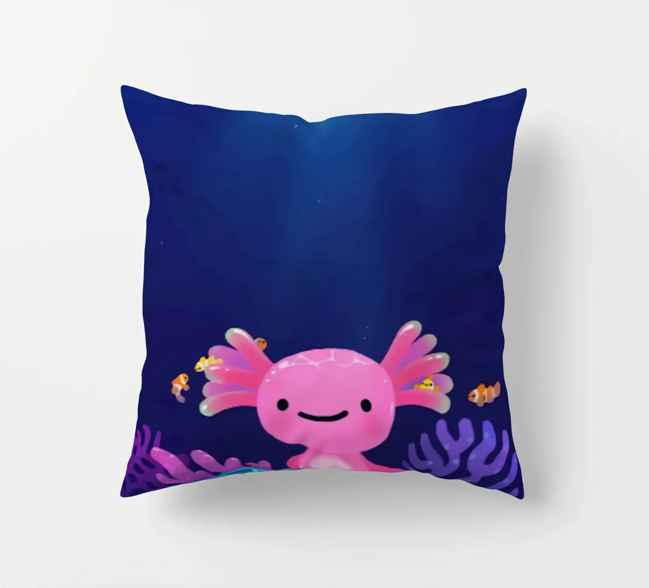Axolotl corallino cuscino da eugene shop