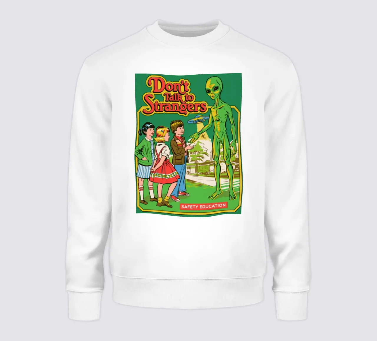 Non parlare con gli sconosciuti felpa da eugene shop