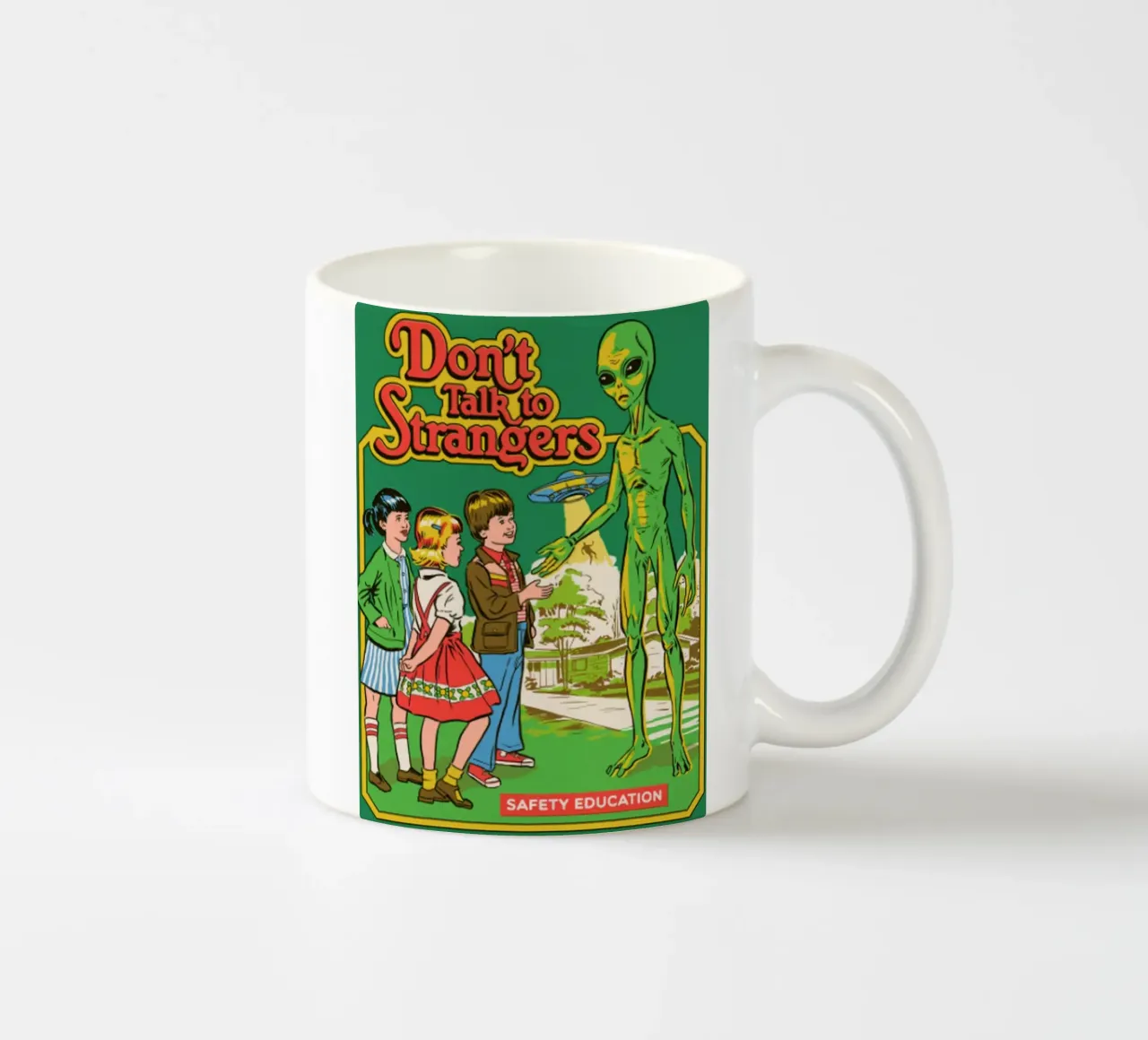 Non parlare con gli sconosciuti tazza in ceramica da eugene shop