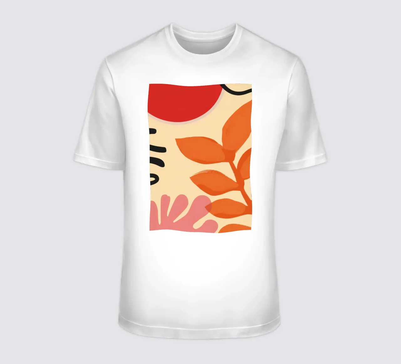 Equilibrio botanico minimalista t-shirt da Solar Paint