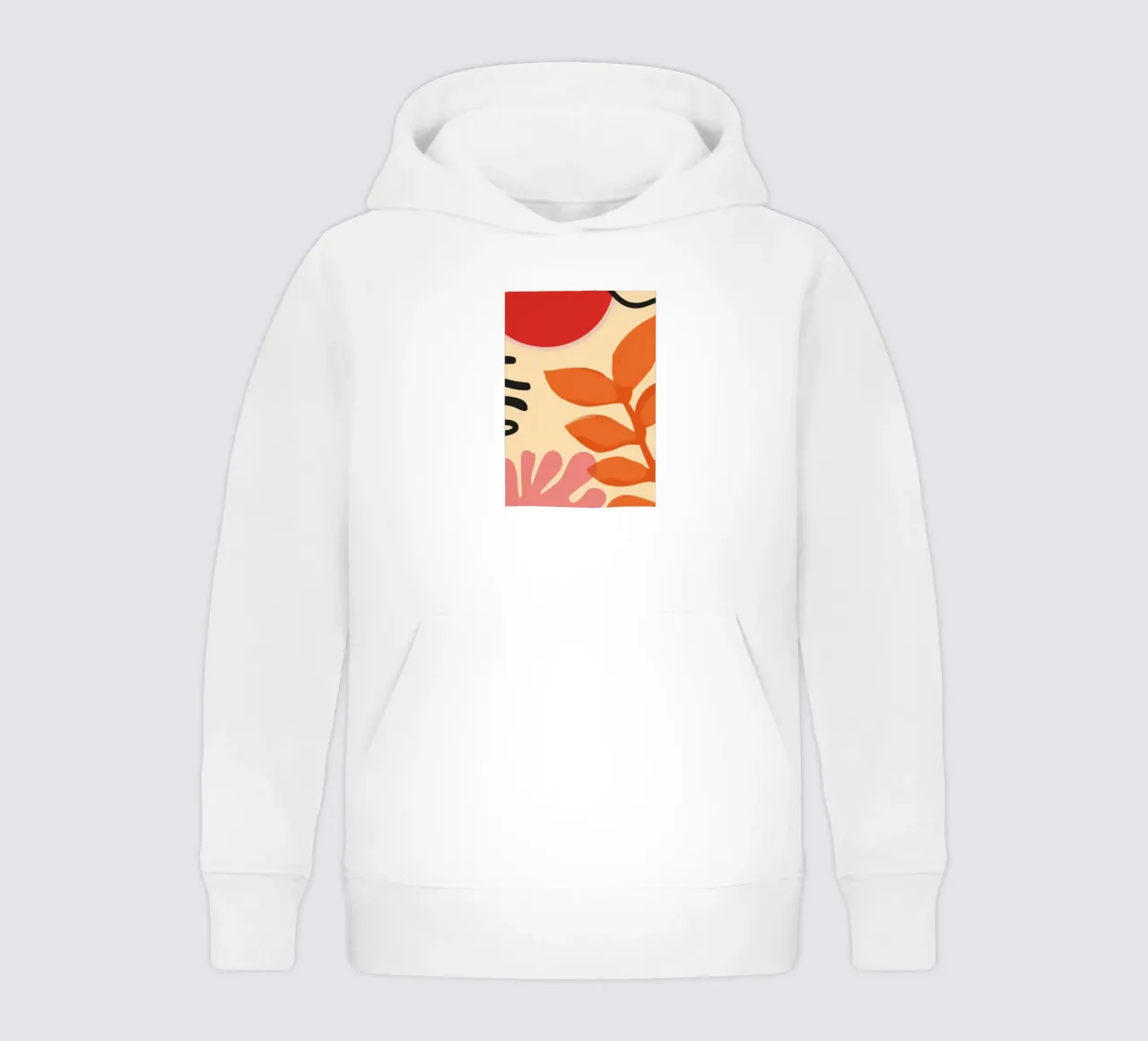 Minimalistische Botanische Balance Kinder Hoodie von Solar Paint