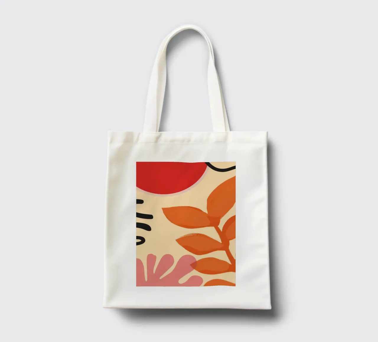 Equilibrio botanico minimalista borsa in juta da Solar Paint