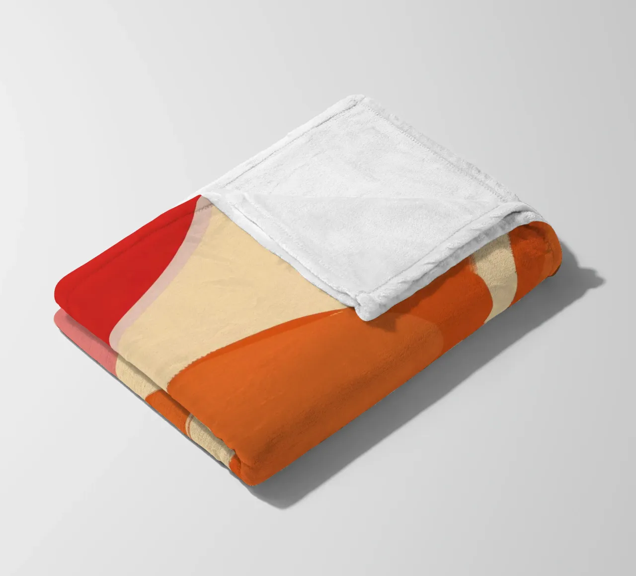 Equilibrio botanico minimalista coperta in pile da Solar Paint