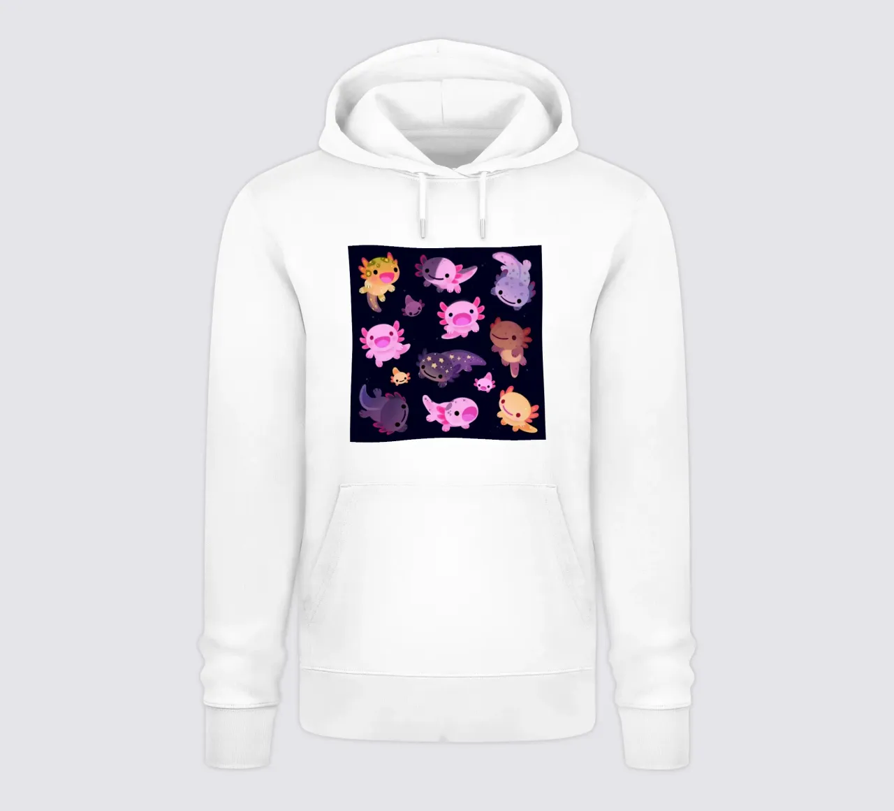 Felice axolotl felpa con cappuccio da eugene shop