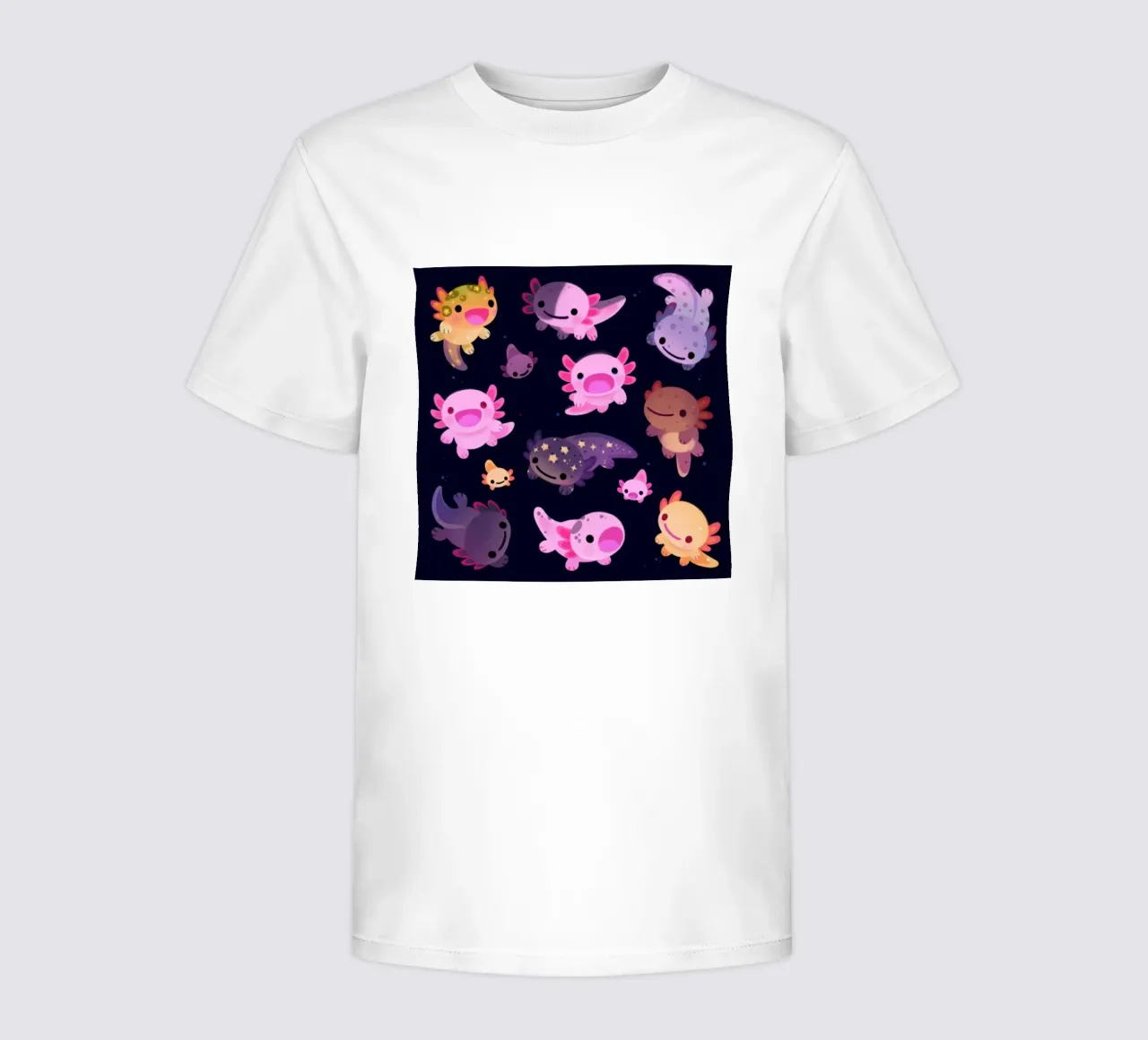 Felice axolotl t-shirt bambini da eugene shop