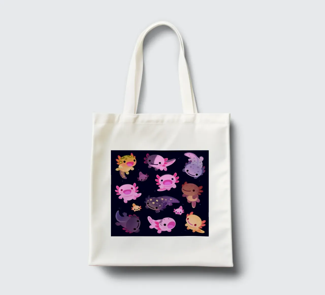 Felice axolotl borsa in juta da eugene shop