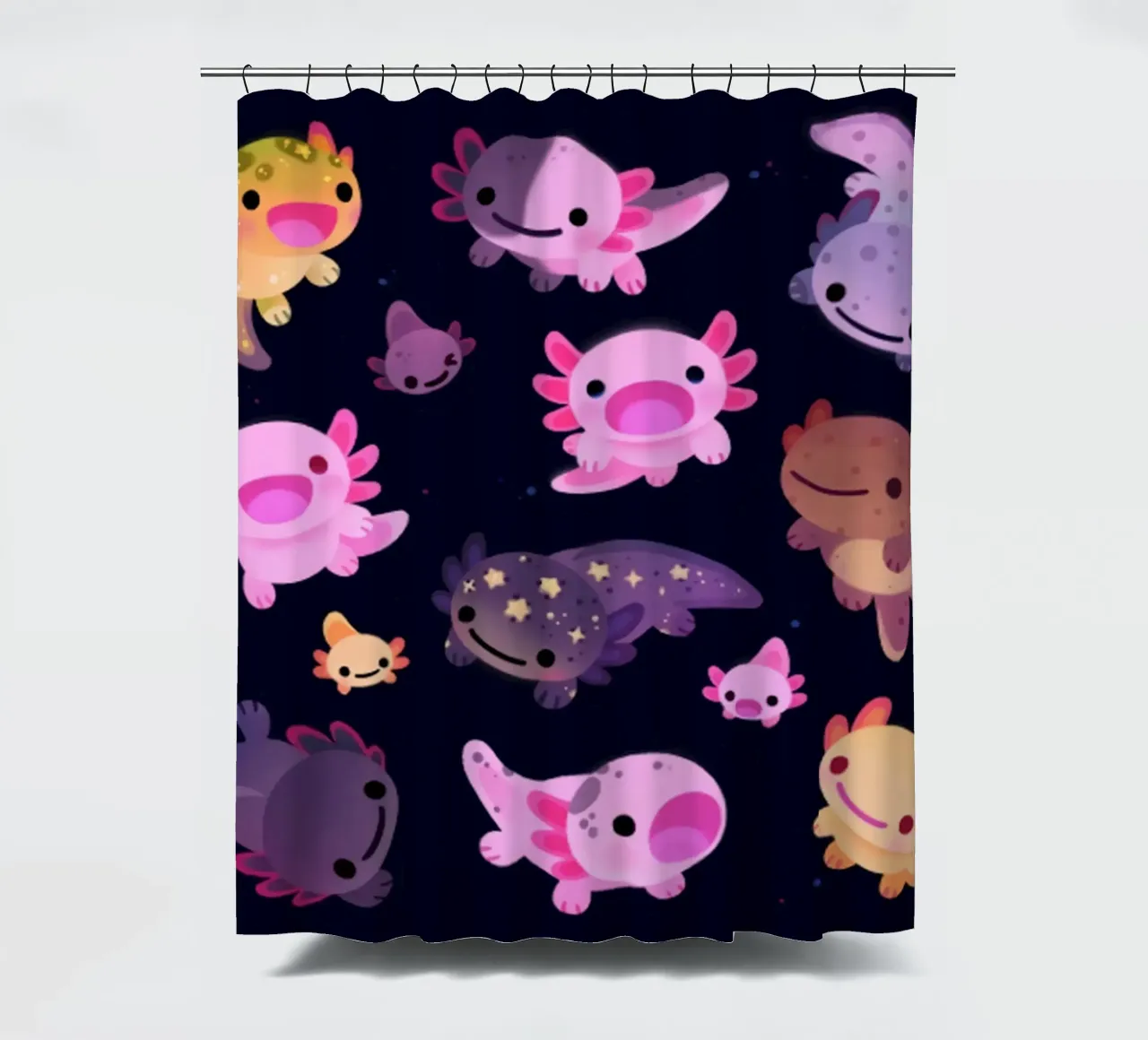 Felice axolotl tenda da doccia da eugene shop