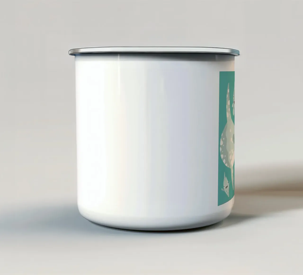 Mola Mola tazza in smalto da eugene shop
