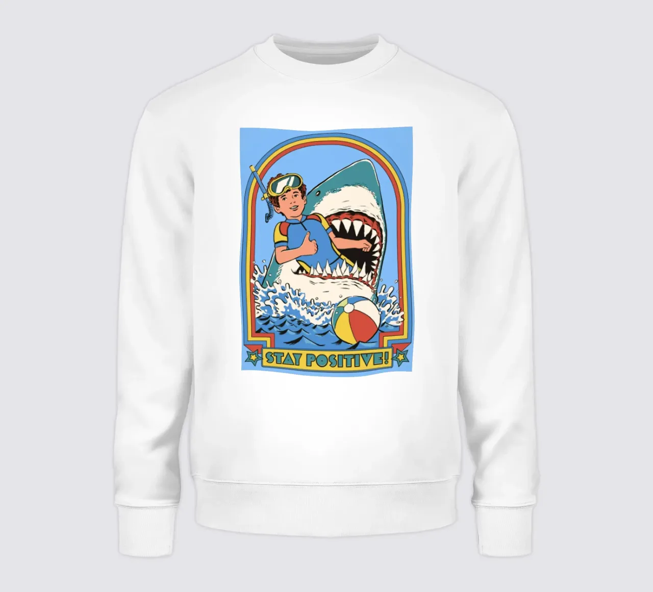 Rimanere positivi felpa da eugene shop
