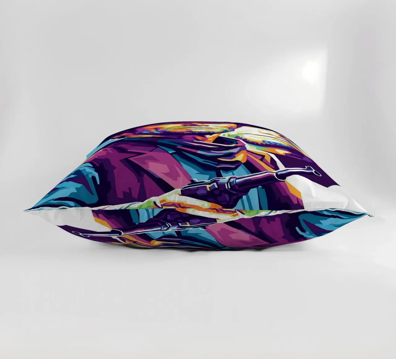 Clint Eastwood in WPAP art style cuscino da Hantamrata