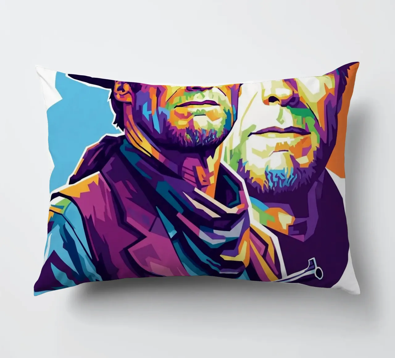 Clint Eastwood in WPAP art style cuscino da Hantamrata
