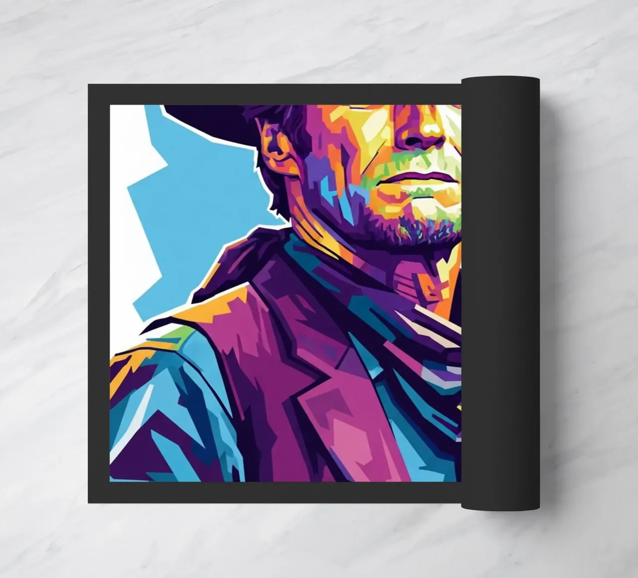 Clint Eastwood in WPAP art style zerbino da Hantamrata