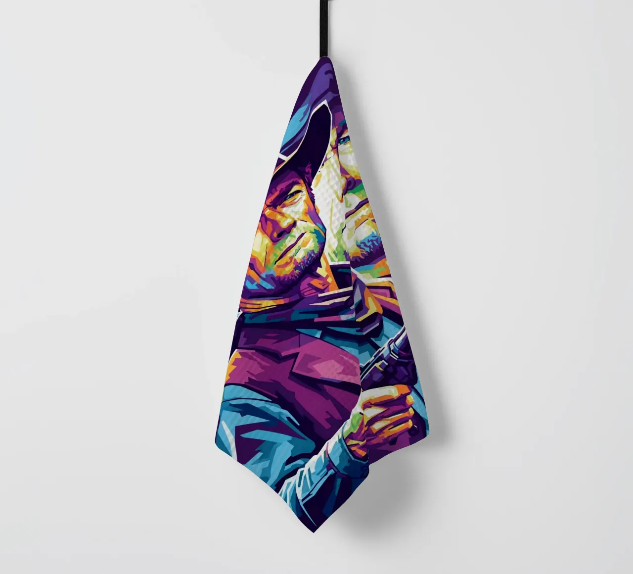 Clint Eastwood in WPAP art style canovaccio da cucina da Hantamrata