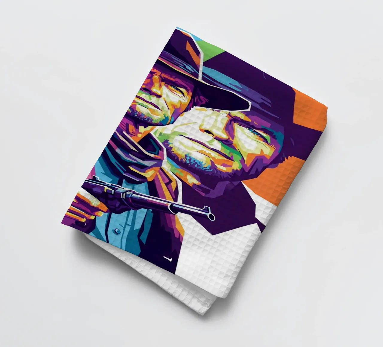 Clint Eastwood in WPAP art style canovaccio da cucina da Hantamrata