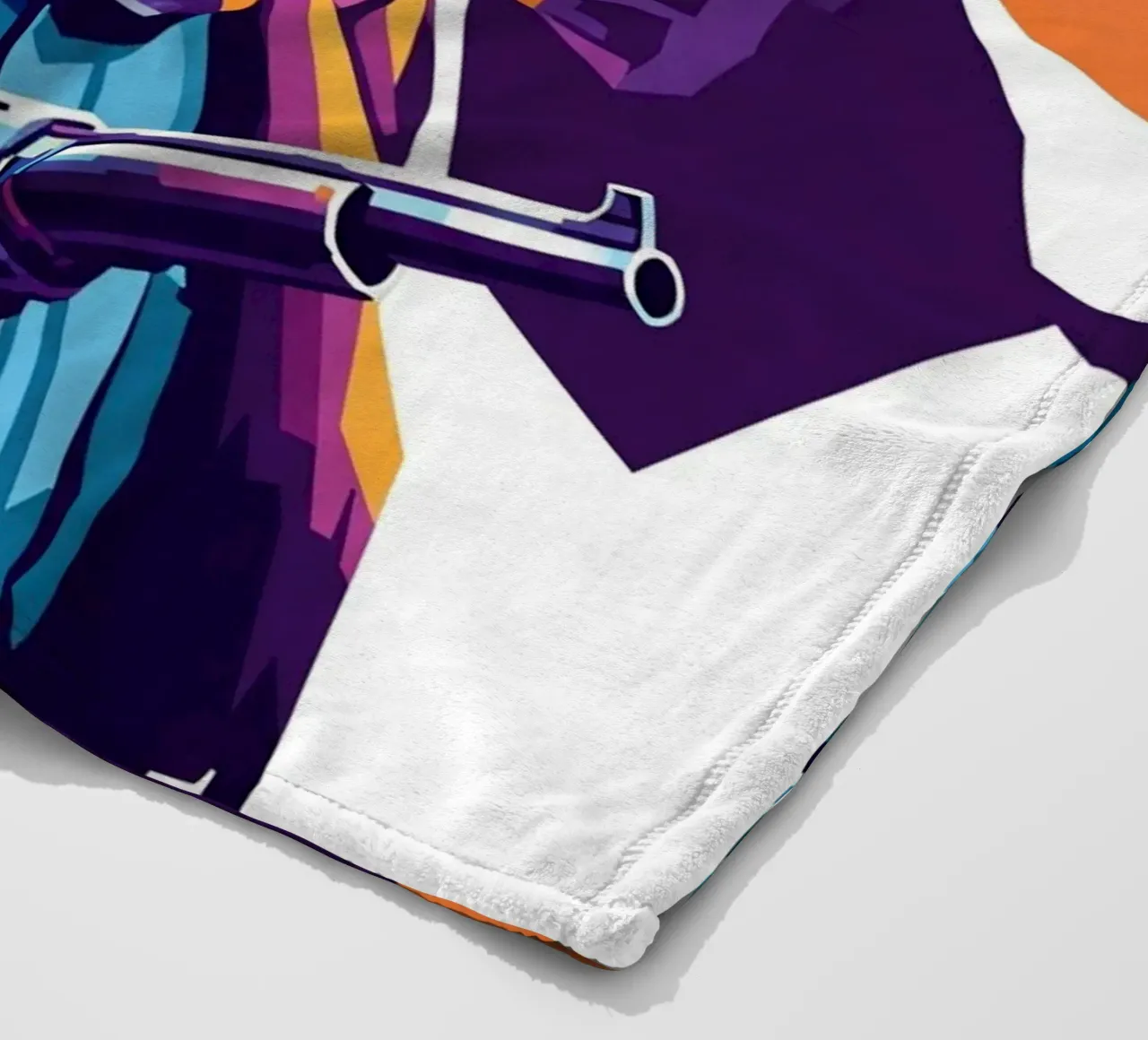 Clint Eastwood in WPAP art style coperta in pile da Hantamrata