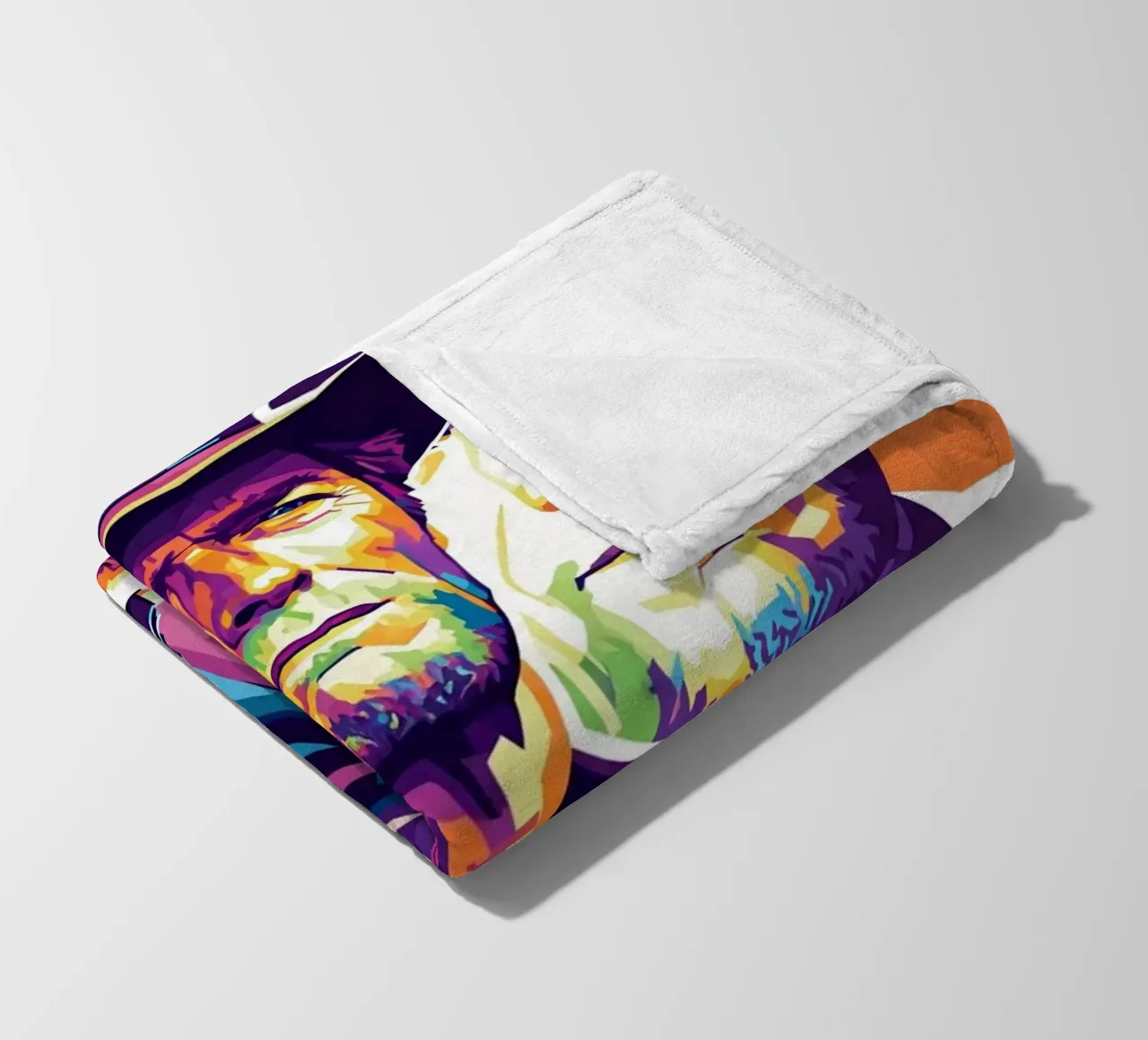 Clint Eastwood in WPAP art style coperta in pile da Hantamrata