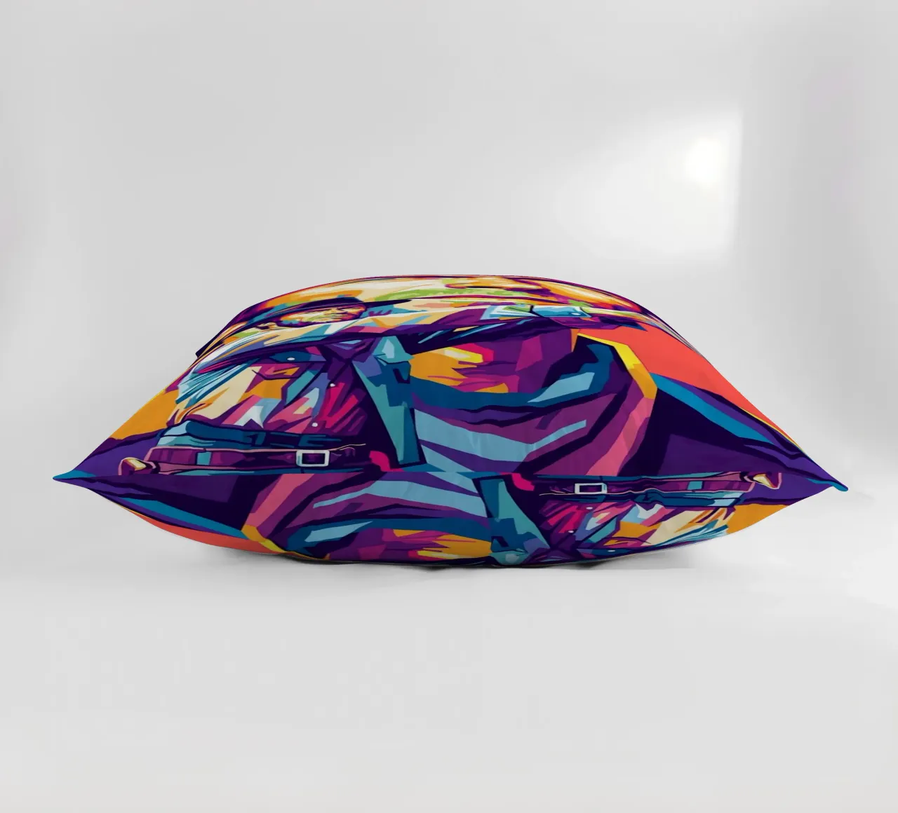 Clint Eastwood in WPAP art style (2) cuscino da Hantamrata