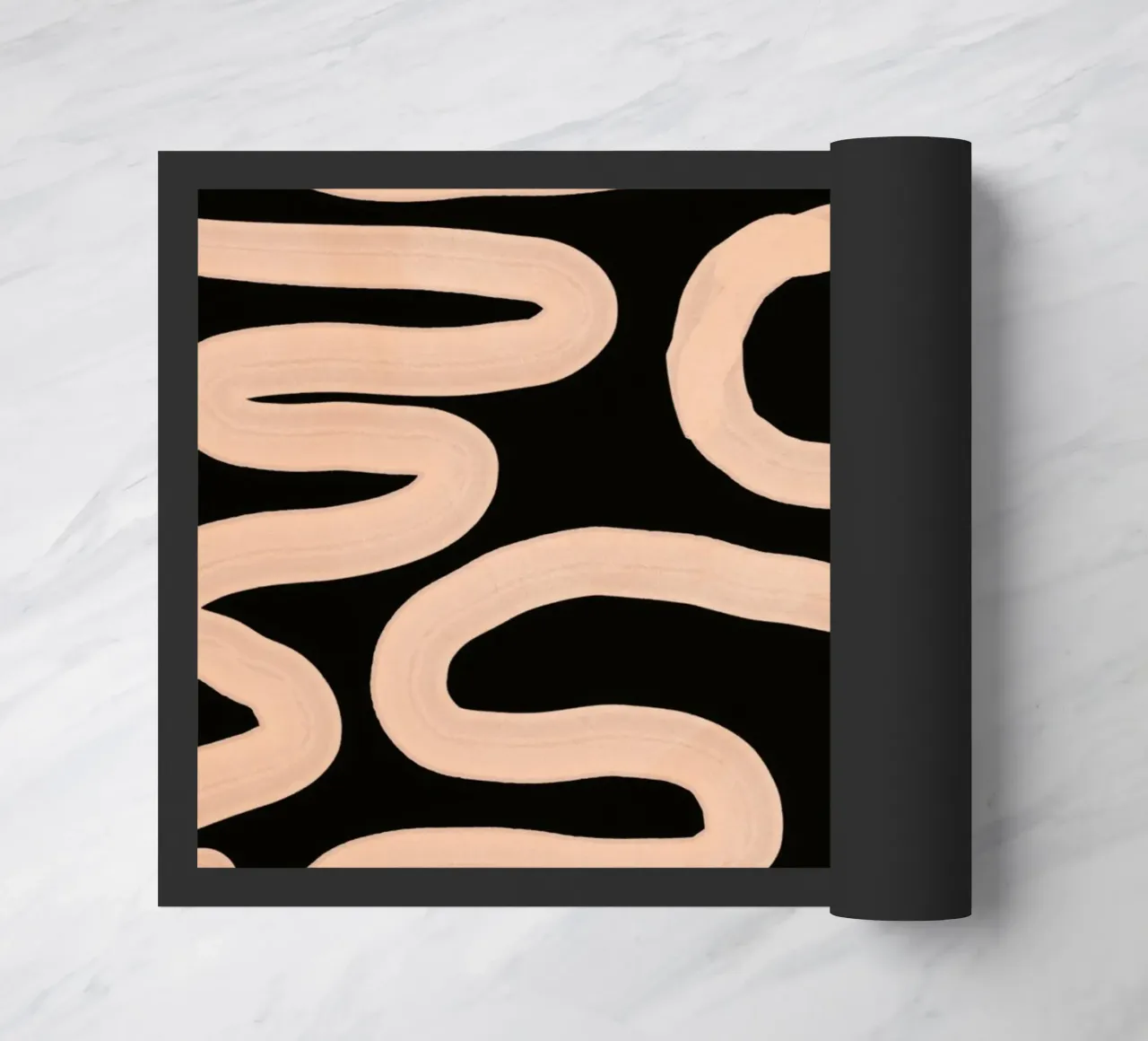 Line Form Study doormat by LeaDArt