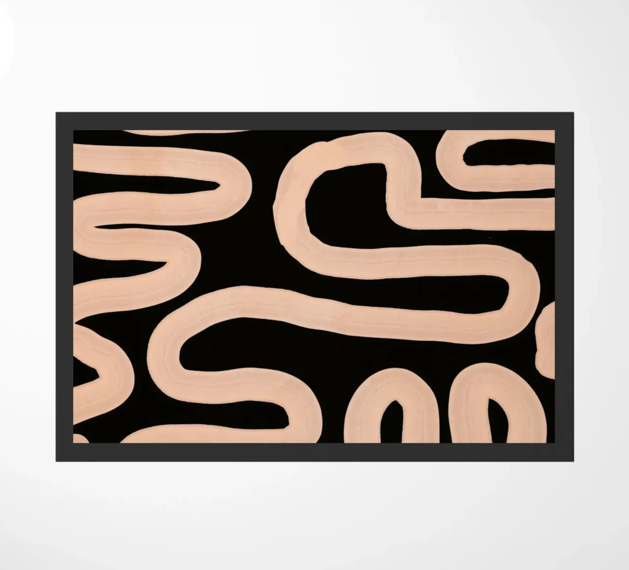 Line Form Study doormat by LeaDArt