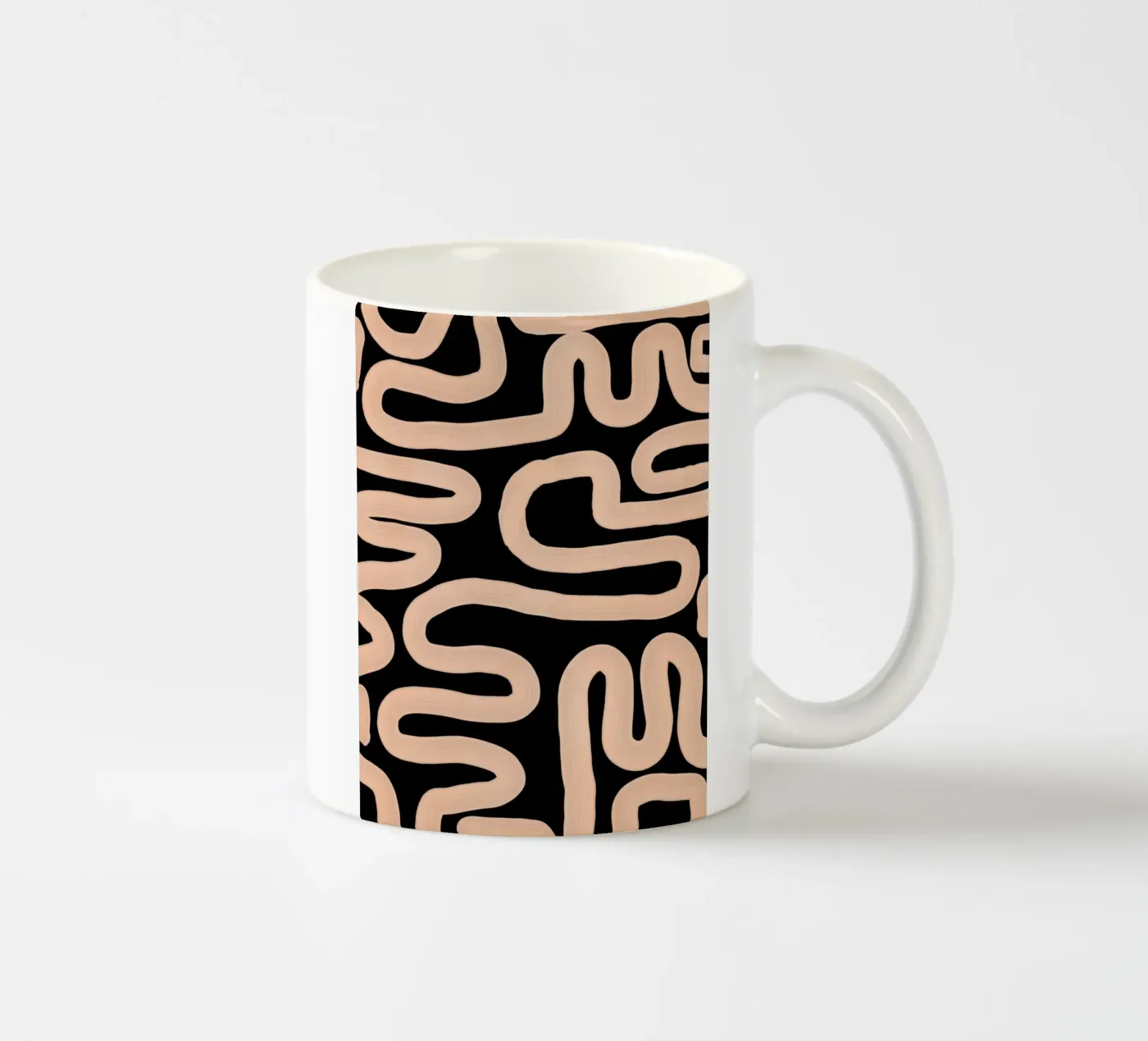 Line Form Study ceramic mug by LeaDArt