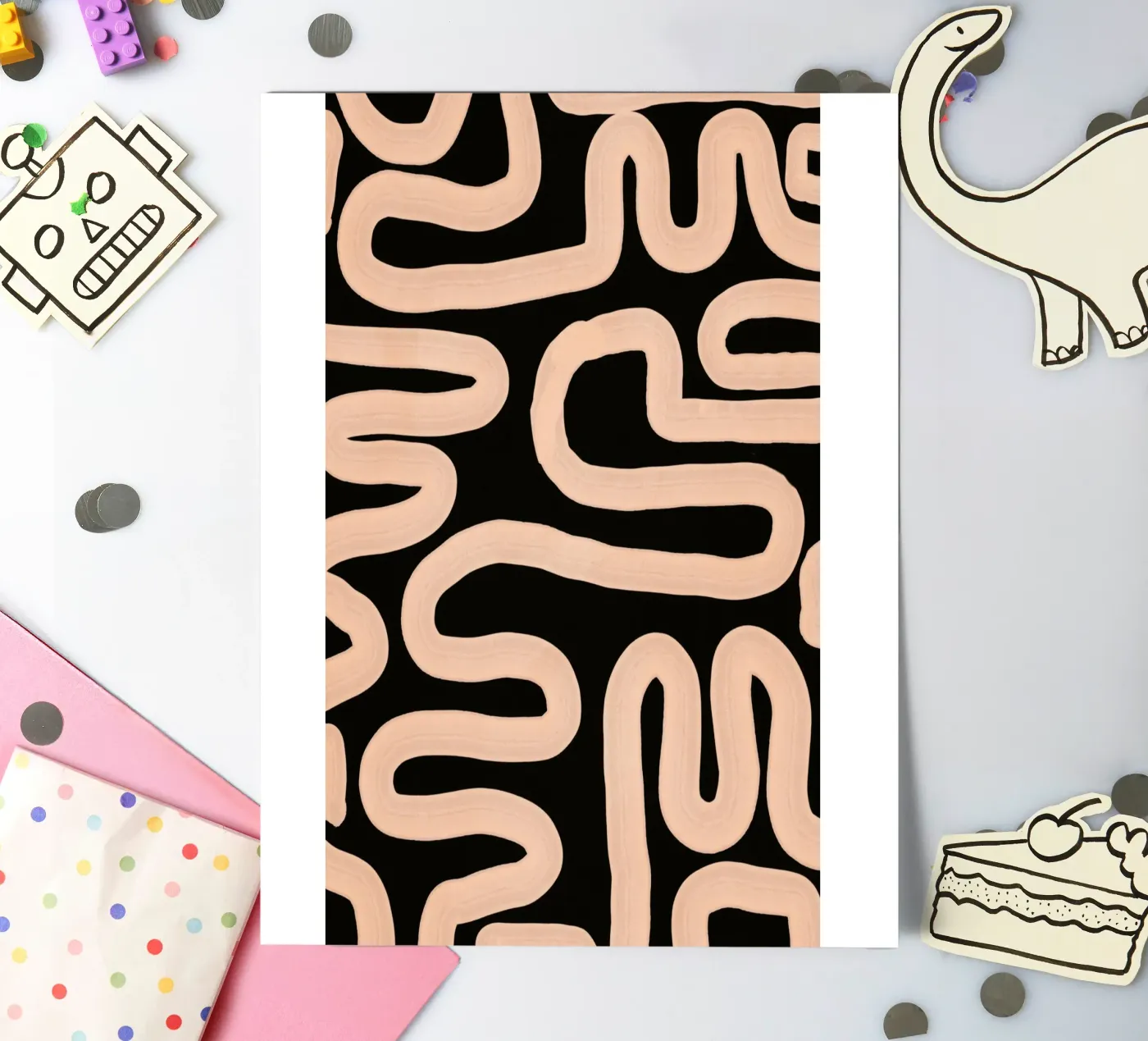 Line Form Study sticker sheet by LeaDArt