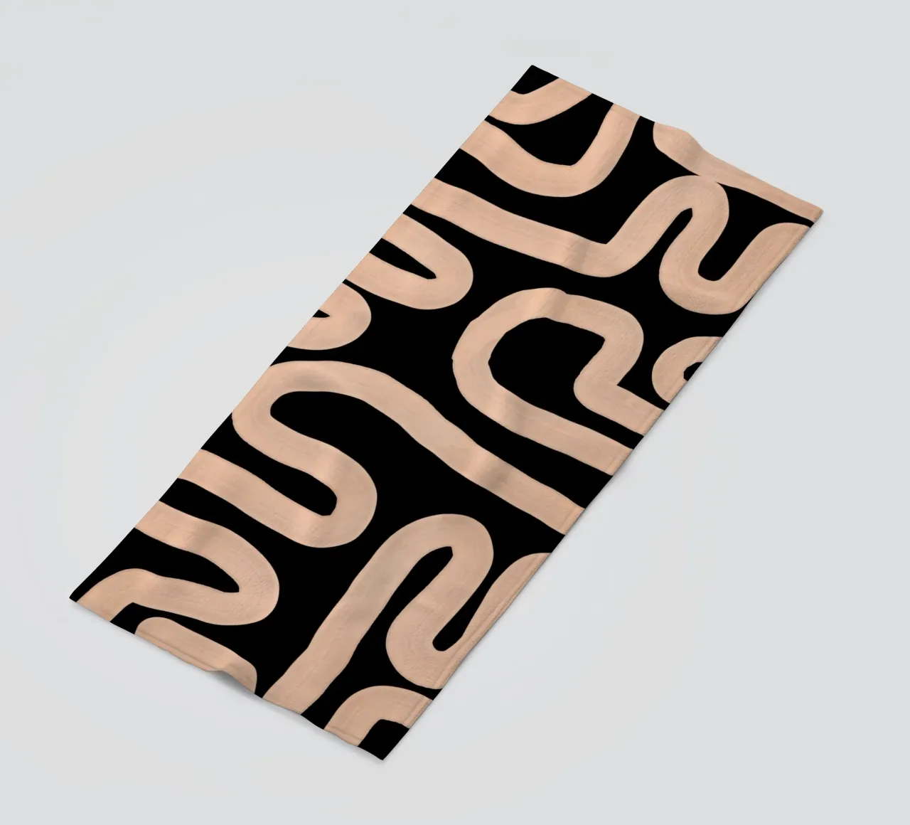 Studio della forma della linea telo mare da LeaDArt